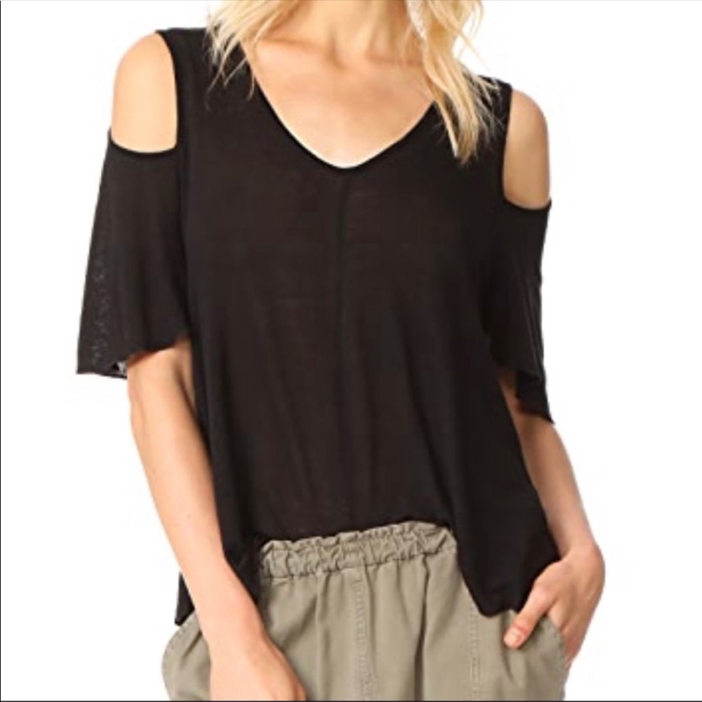 Free People Cold Shoulder Top